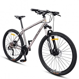 ZHTY Bicicleta Bicicletas de montaña para adultos, bicicleta de montaña rgida de 27.5 pulgadas con marco de acero, frenos de disco mecnicos, bicicletas antideslizantes, bicicletas de montaña para hombres y mujere