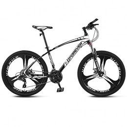 Chengke Yipin Bicicletas de montaña Chengke Yipin Mountain Bike Outdoor Bike 24 Inch Student Mountain Bike Speed Bike-Blanco y Negro_30 velocidades