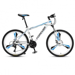 Chengke Yipin Bicicletas de montaña Chengke Yipin Outdoor Mountain Bike Bicycle Speed Bicycle 26 Inch One Wheel Aluminum Frame Student Youth Shock-Absorbing Mountain Bike-Azul_27 velocidades