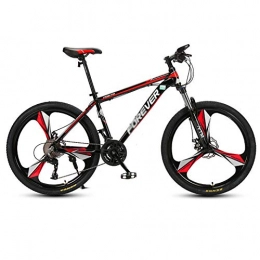 Chengke Yipin Bicicletas de montaña Chengke Yipin Outdoor Mountain Bike Bicycle Speed Bicycle 26 Inch One Wheel Aluminum Frame Student Youth Shock-Absorbing Mountain Bike-Rojo_27 velocidades