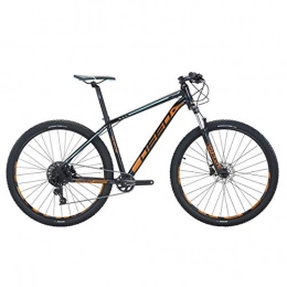 Deed Bicicleta DEED Flame 292 - Freno de Disco hidráulico para Hombre (40 cm), Color Negro y Naranja