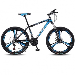 DGAGD Bicicleta DGAGD Bicicleta de 26 Pulgadas Bicicleta de montaña Bicicleta de Velocidad Variable para Adultos Tri-Cutter-Azul Negro_27 velocidades