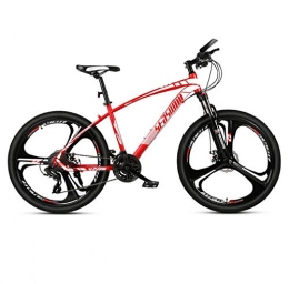 DGAGD Bicicletas de montaña DGAGD Bicicleta de montaña de 26 Pulgadas para Hombre y Mujer, Bicicleta superligera para Adultos, Rueda de Tres Cuchillas n. ° 2-Rojo_30 velocidades