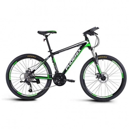 Dsrgwe Bicicleta Dsrgwe Bicicleta de Montaa, Bicicleta de montaña / Bicicletas, de aleacin de Aluminio, suspensin Delantera de Doble Disco de Freno, Ruedas de 26 Pulgadas, 27 de Velocidad (Color : Black+Green)