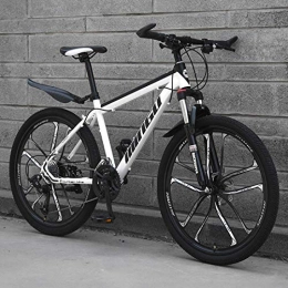 GQQ Bicicletas de montaña GQQ Bicicleta de Montaa Cortadora de 26 Pulgadas 10, Acero con Alto Contenido de Carbono, B, 21 Bicicleta de Velocidad Variable, C