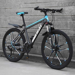 GQQ Bicicletas de montaña GQQ Bicicleta de Montaa Cortadora de 26 Pulgadas 10, Acero con Alto Contenido de Carbono, B, 21 Bicicleta de Velocidad Variable, Si