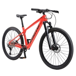 KOOTU Bicicletas de montaña KOOTU Bicicleta de montaña Carbono, MTB 27.5 29 Pulgadas con Cuadro de Carbono de 12 velocidades para Adultos, Bicicleta de Carbono con Freno de Disco Cola Dura de MTB Shimano DEORE M6100