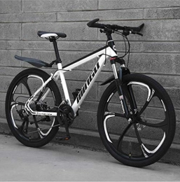 Langlin Bicicleta Langlin Bicicleta de montaña para Hombre de 26 Pulgadas Sistema de Freno de Doble Disco de Cuadro Duro Bicicletas de Acero con Alto Contenido de Carbono Bicicletas MTB Todo Terreno, 05, 26" 30 Speed