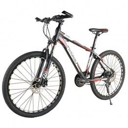 MYMGG Bicicleta MYMGG Bicicleta para Adultos. Frenos De Doble Disco De 27 Velocidades para Hombres Y Mujeres. Bicicleta De Montaña. Aleación De Aluminio, Red