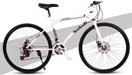 QZ Bicicletas de montaña QZ Bicicletas carretera, de 24 velocidades de 26 pulgadas, bicicletas de doble disco de freno, marco de acero al carbono de alta, camino de la bicicleta de carreras, de los hombres y de las mujeres s