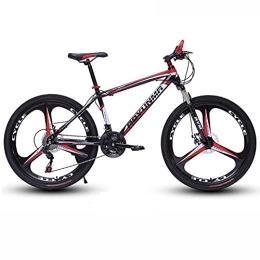 SHANJ Bicicleta SHANJ Bicicletas de Montaña de 24 / 26 Pulgadas para Hombres Adultos, Mujeres, Bicicleta de Carretera Horquillas de Suspensión y Frenos de Disco, 21-30 Velocidades Opcional, Multicolor