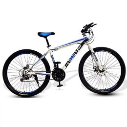 SHANJ Bicicleta SHANJ Bicicletas de Montaña para Adultos de 24 / 26 Pulgadas, Bicicletas MTB para Hombre y Mujer de 21-27 Velocidades, Bicicletas de Ruta para Jóvenes con Frenos de Disco y Horquillas de Suspensión