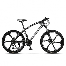 TBNB Bicicleta TBNB Bicicleta de montaña para Hombre Adulto de 24 / 26 Pulgadas, suspensión Total 24-30 velocidades, Bicicleta de Carretera Todo Terreno, Bicicleta de Ciudad con Frenos de Disco Dobles para Mujere