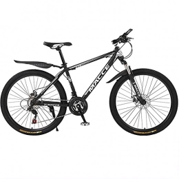 TBNB Bicicleta TBNB Bicicletas de montaña para Adultos al Aire Libre, Bicicletas de Carretera para Hombres, Bicicletas de Crucero para Mujeres, 21-30 velocidades, 26 / 24 Pulgadas, Horquillas de suspensión, Freno