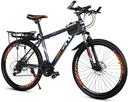 URPRU Bicicleta URPRU Bicicleta Velocidad Bicicleta de montaña Frenos de Doble Disco Estudiante Adulto Hombres y Mujeres 21 Velocidad 26 Pulgadas Ink Blue colour-26 Inches-26_Inches_Ink_Blue_Colour