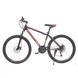 YOUSR Bicicleta YOUSR Bicicleta De Montaña Boy Outdoor Travel Bike, 20 Pulgadas City Road Bicicleta Bicicleta De Estilo Libre Black Red