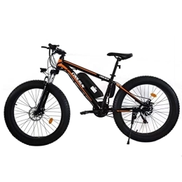 ENERJ Bike 26” Electric Mountain Snow Bike - Fat Tire Bicycle 250W Powerful Motor Electric Bicycle with 36V 10.4AH Lithium Battery, Beach Mountain E-bike, Shimano Gears for Adults