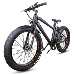 Electric oven Bike 26" Fat Tire Electric Bicycle Beach Bike with 1000W Motor Lockable Suspension Fork, 6 Speed Gears Bicycle 48v17ah Lithium Battery Mens Women's Ebike (Size : 1000W 17AH)