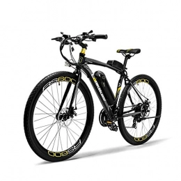 SHJR Bike 26Inch Adult Electric Mountain Bike, 21 Speed Road Electric Mountain Bicycle, With Front Rear Disc Brakes E-Bikes, B, 15AH