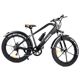 SHENXX Bike 26inch Fat Tire Electric Bike 500W-48V Snow E-Bike Shimano 7 Speeds Beach Cruiser Mens Women Mountain e-Bike Pedal Assist, Lithium Battery Hydraulic Disc Brakes