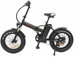 HalloMotor Bike 48V 500W or 750W 8Fun Bafang Hub Motor 20" Ebike Mini Folding Fat Tire Electric Bicycle with with Hydraulic Disc Brake (48V 750W, 48V 12.5AH Lithium Battery)