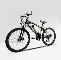 SHJR Electric Mountain Bike Adult Men Electric Mountain Bike, 36V Lithium Battery Electric Bicycle, Carbon Steel Frame E-Bikes, Auxiliary Cruising 50-60 km, B, 60KM