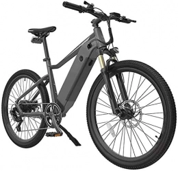 Capacity Bike Adult Mountain Electric Bike, 250W Motor 26-Inch Outdoor Electric Bike Motorcycle, with Back Seat Waterproof Double Disc Brake 7 Speed Mountain Bike, Red, Gray