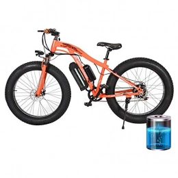 AGWa Bike AGWa 26" Electric Mountain Bike Foldable Adult Double Disc Brake and Full Suspension Mountainbike Bicycle Adjustable Seat Aluminum Alloy Frame Smart LCD Meter 27 Speed