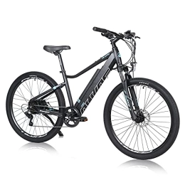 AKEZ Electric Mountain Bike AKEZ Electric Bike for Adults Men, 27.5’’ Waterproof Electric Mountain Bike, 12.5Ah Removable Lithium-Ion Battery E-bike for Men with BAFANG Motor and Shimano 7 Speed Gear