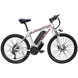 Art Jian Bike Art Jian 26 Inch Adult 48V Electric Bicycle, LCD Monitor Dustproof And Waterproof 5 Speed High Power Smart Mountain Electric Bikes