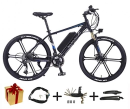 Bike Bike BIKE Electric Bicycle, Electric Mountain Bike - 27 Speed, 26 Inch, 350W Motor, 30Km / H, Removable Lithium Battery, Suitable for All Terrain Gray-35Km, 35Km