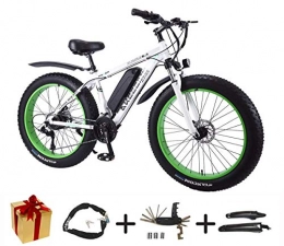 Bike Bike BIKE Electric Bicycle, Mountain Cycling Bicycle - 350W 36V Mountain Bike 26 inch 27 Speed Fat Tire Snow Bike Removable Battery Gray-50Km, 50Km