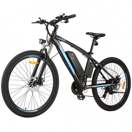 BIKFUN Electric Mountain Bike BIKFUN 27.5" Electric Bike for Adults, E-bike with 10 Ah Lithium Battery, Mountain Bike Shimano 21-speed 250W Motor