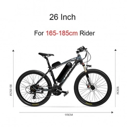 cuzona Bike cuzona 240W 26 Inches Electric Bicycle UP to 48V 20Ah Lithium Battery Aluminum Alloy Frame Mountain Bike