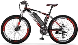 RDJM Electric Mountain Bike Ebikes, 36V 250W E-Bike for Adults, 10Ah 26-Inch Mountain Bike, 27-Level Shift Assisted, 70-90Km Driving Range, Double Disc Brakes Bike (Color : Red)