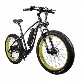 AWJ Electric Mountain Bike Electric Bike Adults 1000W Motor 48V 17Ah Lithium-Ion Battery Removable 26'' 4.0 Fat Tire Ebike 28MPH Snow Beach Mountain E-Bike