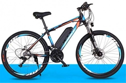 Erik Xian Electric Mountain Bike Electric Bike Electric Mountain Bike 26" All Terrain Shockproof Ebike, Electric Mountain Bike 250W Off-Road Bicycle for Adults, with 36V 10Ah Removable Lithium-Ion Battery Ebikes for Men And Women for