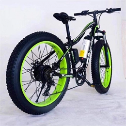 Erik Xian Electric Mountain Bike Electric Bike Electric Mountain Bike 26" Electric Mountain Bike 36V 350W 10.4Ah Removable Lithium-Ion Battery Fat Tire Snow Bike for Sports Cycling Travel Commuting for the jungle trails, the snow, th