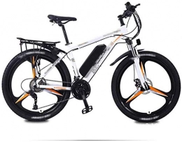 Erik Xian Bike Electric Bike Electric Mountain Bike 26 Inch Electric Bikes Bicycle, Double Disc Brake Shock Absorber Bikes LED Display Headlights Assisted Variable Speed Bicycle Meal Delivery Adult for the jungle tra