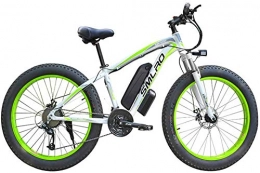 Erik Xian Bike Electric Bike Electric Mountain Bike 26 inch Electric Bikes Electric Bikes, 48V / 1000W Outdoor Cycling Travel Work Out Adult for the jungle trails, the snow, the beach, the hi ( Color : Yellow )