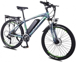 Erik Xian Bike Electric Bike Electric Mountain Bike 26 Inch Wheel Electric Bike Aluminum Alloy 36V 13AH Lithium Battery Mountain Cycling Bicycle, 27 Transmission City Bike Lightweight for the jungle trails, the snow