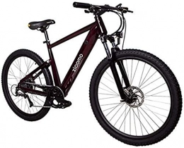 Erik Xian Electric Mountain Bike Electric Bike Electric Mountain Bike 27.5" Electrically Assisted Bike, 250W 36V / 10.4Ah Lithium-ion Battery Built Into The Frame, Double Disc Brakes, Black for the jungle trails, the snow, the beach,