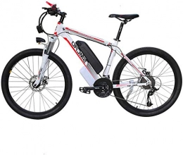 Erik Xian Bike Electric Bike Electric Mountain Bike 350W Electric Mountain Bike 26'' Tire 48V Removable Large Capacity Lithium-Ion Battery, E-Bike 21 Speeds Gear Disc Brakes for the jungle trails, the snow, the beac