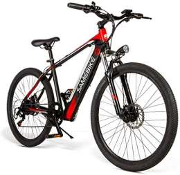 Erik Xian Electric Mountain Bike Electric Bike Electric Mountain Bike Adult 26-Inch Electric Mountain Bike, E-MTB Magnesium Alloy 400W 48V Removable Lithium-Ion Battery All-Terrain 27-Speed Male and Female Bicycle for the jungle trai