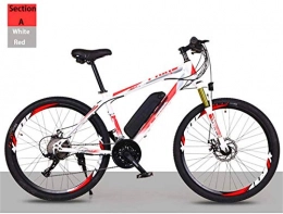 Erik Xian Bike Electric Bike Electric Mountain Bike Adult Off-Road Electric Bicycle, 26'' Electric Mountain Bike with Removable Lithium-Ion Battery 21 / 27 Variable Speed for the jungle trails, the snow, the beach, th