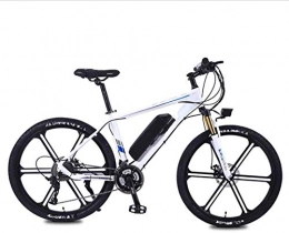 Erik Xian Bike Electric Bike Electric Mountain Bike Electric Mountain Bike, 350W 26" Adults Urban E-Bike Removable Lithium Battery 27 Speed Dual Disc Brakes Aluminum Alloy Frame Unisex for the jungle trails, the sno