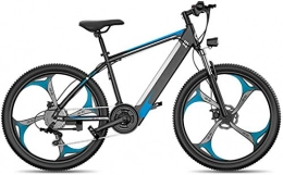 Erik Xian Bike Electric Bike Electric Mountain Bike Electric Mountain Bike for Adults, 400W Snow E-Bike 26 Inch Fat Tire Electric Bicycle with 27 Speed Transmission Gears And Hydraulic Disc Brakes And Full Suspensio