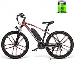 Erik Xian Electric Mountain Bike Electric Bike Electric Mountain Bike Mountain Electric Bicycle 26 Inch 30Km / H High Speed Electric Bicycle 350W 48V 8AH Male and Female Adult Off-Road Travel Mountain Bike for the jungle trails, the sn