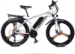 Fangfang Bike Electric Bikes, Adult Electric Mountain Bike, 36V Lithium Battery 27 Speed Electric Bicycle, High-Strength Aluminum Alloy Frame, 26 Inch Magnesium Alloy Wheels , E-Bike ( Color : A , Size : 30KM )