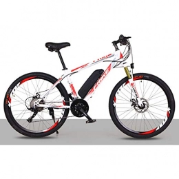 Electric Mountain Bike 26 Inch E-Bike Transmission System 27 Speeds, LED Backlight with Lithium Battery 36V 250W Detachable,A,26 INCH